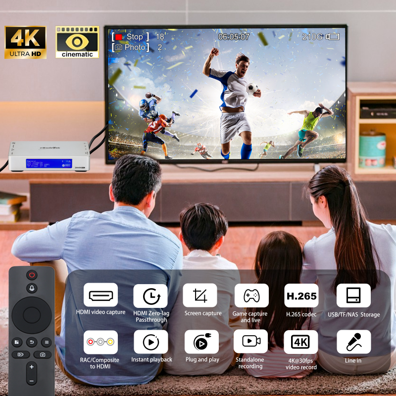 4K HDMI 視頻錄像機 - 圖片 5