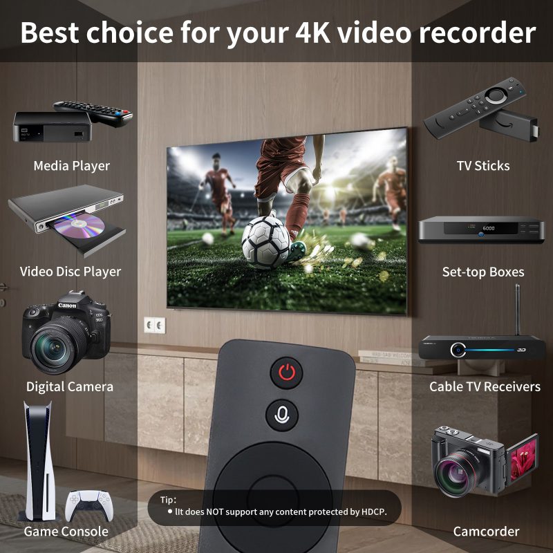 4K HDMI 視頻錄像機 - 圖片 4